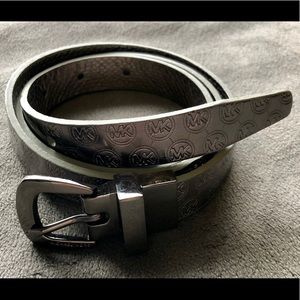 Dark Silver Michael Kors Belt